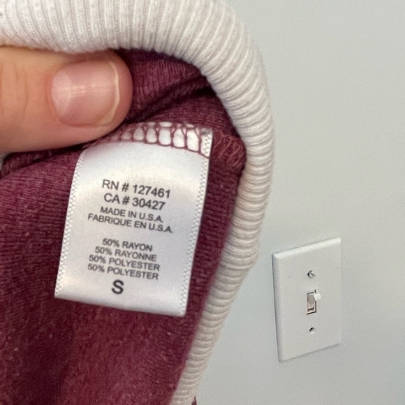 Wildfox Couture Oversized Roma Sweater in Bordeaux - Small - Picture 9 of 9